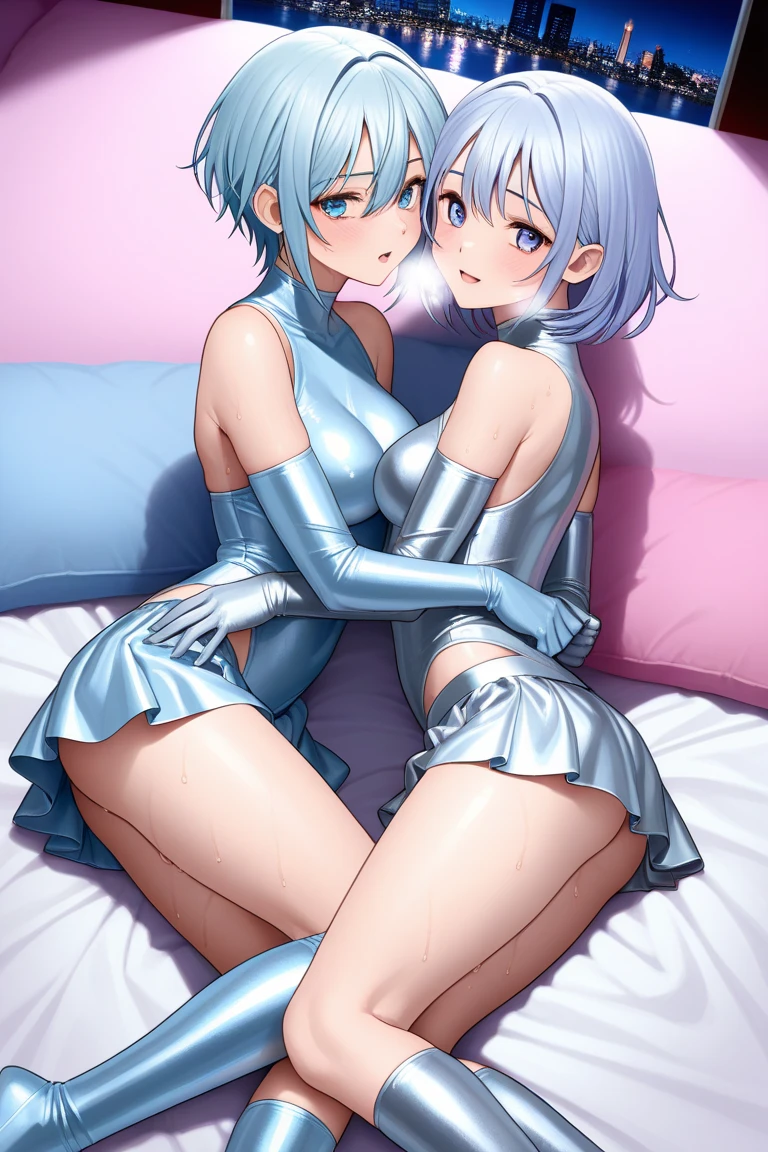 score_9, score_8_up, score_7_up, source_anime, 2boys, bulge, femboy, 2 twinks, fate, small erection bulge, shota, , young, very young, presenting, ((shota)), grinning, feminine, girly hips, slender waist, girly, small penis, small balls, nude, soft and feminine body, smooth flat chest, slender, cute, hourglass figure, otoko no ko, girly, feminine,young, pretty, pert butt, full asscheeks, nudes, buttcheeks, spoken heart, bending forward, pert butt, blush, cute bedroom, white curtains, girly boys, ((2 femboys)), nude, view from above, lying on bed, aftersex, cum in ass, girly hair, lying on side, (wearing white lace babydoll), cute, blush, happy, gay, girly hair, offering viewer another round of sex, (sweat), sweating, wet tongue, slutty,