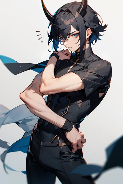Convert this boy into a anime boy with gangsta style