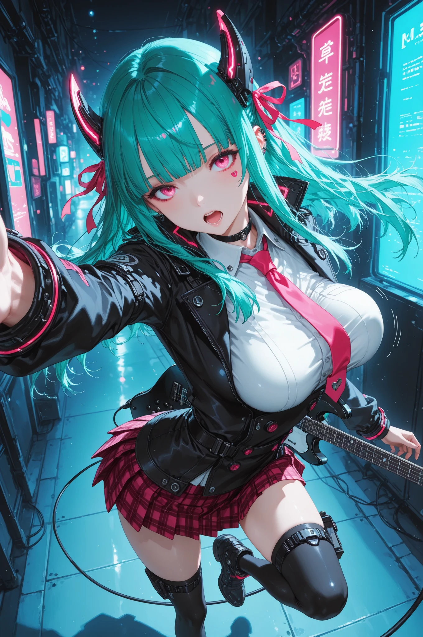 middle School girls，smile，Beautiful girls，Beautiful girl from another world，Girl holding a light sword in her hand，Cyberpunk uniforms，The best quality to get you horny，Psychic，Wizard，battle，Colorfulな髪色，Perfect Girl，Super cute girl，Cyberpunk Background，Cute uniform，Uniform of the Future，Wearing a cardigan，Long Hair、Sparkling eyes，She has her bangs down，Colorful，Ultra HD，Young girl，sex，Green Eyes，Naughty Girls，Full body image，Big Breasts，Beautiful Girl&#39;s Paradise，Fashion Girl，Naughty Girls，Beautiful Girl Country，High-dimensional beautiful girl，A beautiful girl who transcends everything，Pink Cardigan，So beautiful，Absurd，Beautiful girls，