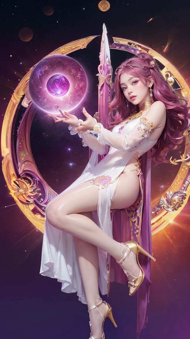 Create an artistic and symbolic image that represents the sign of Libra. Libra is the sign of balance and justice, tipicamente simbolizado por escalas. Contudo, Procure incorporar elementos que transmitam harmonia, beleza, e diplomacia, which are typical characteristics of this zodiac sign.