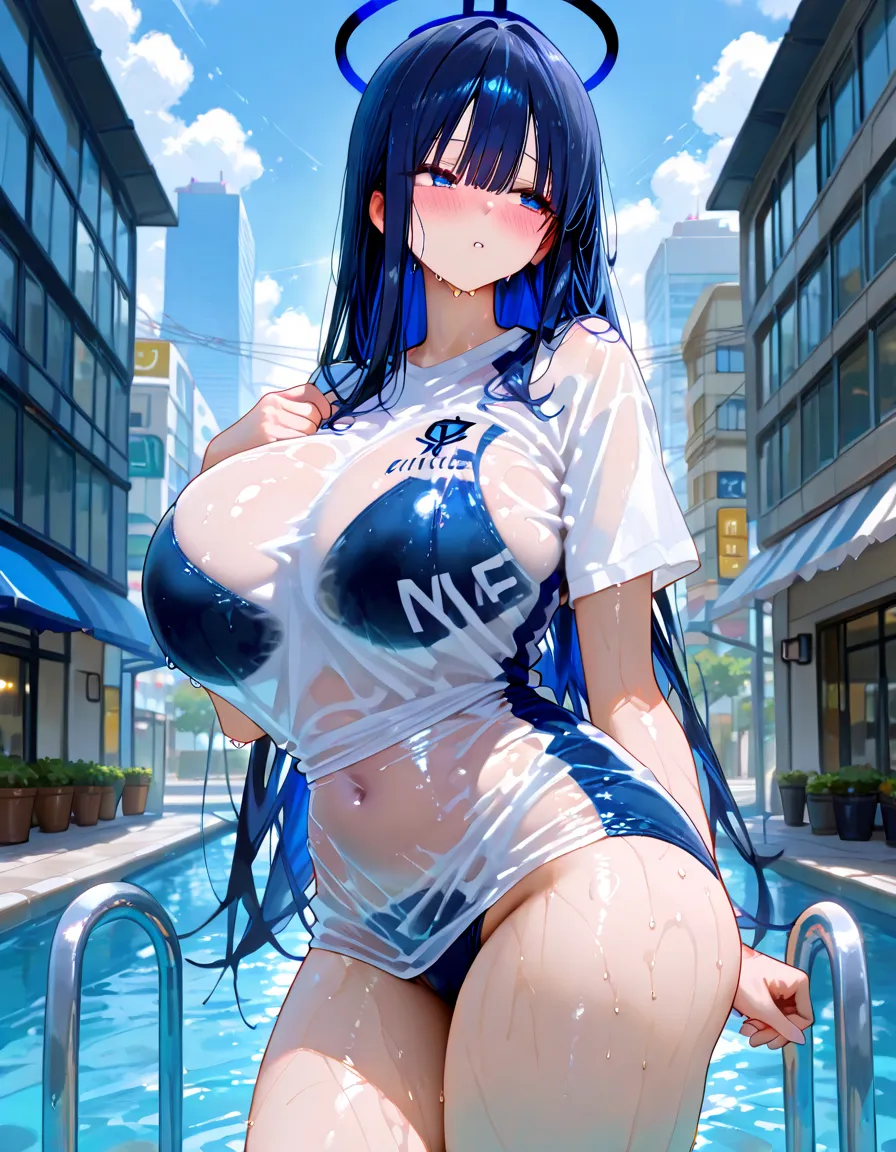 dingy gym, workout, hot, sweating, suado, then, Peitos grandes, pele bronzeada, Perturbado, corar, roupas roxas, see thru, yoga pants, cabelos pretos, Encharcado, embebido, Wet, Outside, no parque, no Parque, sentado, fazer uma pausa, sitting on ground