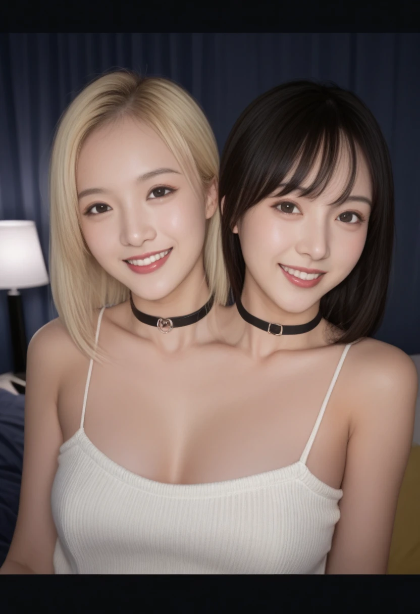 top-quality、((blow job))、a short bob、((two girls licking one penis))、Bring your face closer、fullnude、a blond