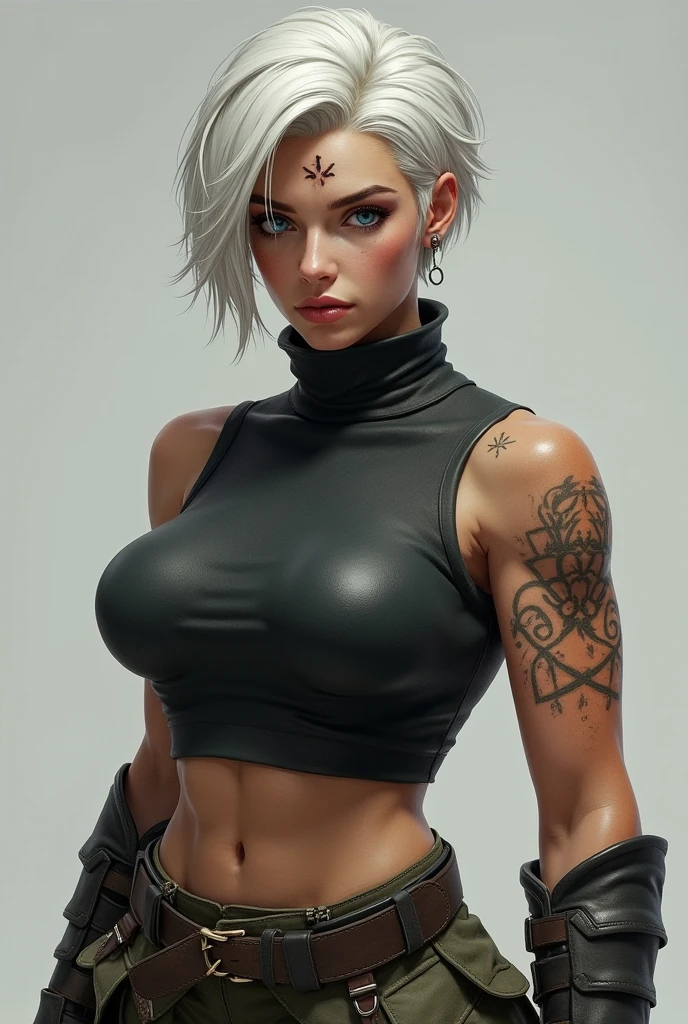 Beautiful young looking down, naked torso, full body portrait, low camera angle, bottom view, bottom view, hands on each side of photographer, deep shadows, darkness (transparency) (moonlight: 1.3), award-winning POV, intricate, detailed, impressive, fine details, highly detailed face, sensual, evocative, extremely detailed eyes and face, piercing look, hair shaved with tupet, muscular body, perfect center, nikon d850 film, lens, porter 400 1.6, rich colors, ultra-realistic texture, spectacular, bright, popular in station art: zinc up to 800 (facial transparency: 1.5), anatomical masterpiece, window light, hair texture, wet hair (short hair), hanging), model style (highly detailed CG wallpaper Unity 8k ), popular at ArtStation, popular at CGSociety, Intricate, High Detail, Sharp focus, dramatic, photorealistic Midjourney painting, cross tatoo on top of triceps, seductive style, superhero, yummy --auto --s2