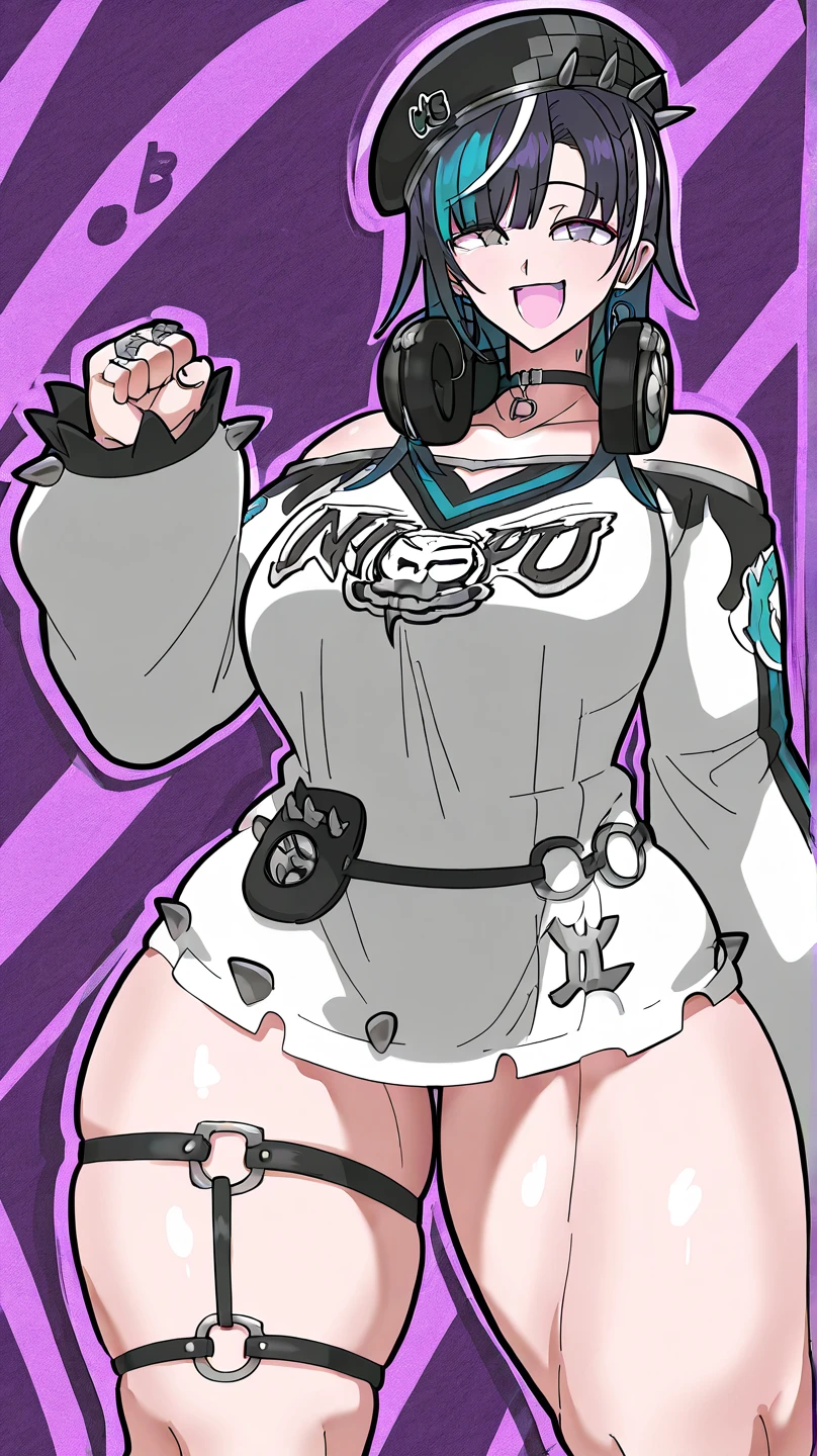 enthusiastic girl,(((1 Girl))),((The girl with pink hair is very cute and beautiful)),((Asian features)),

(big breasts:1.4),sagging breasts,(((neon pink hair:1.35,wild hair,long hair:1.4,dyed inner hair,breathing through the ears))),(((neon_green_eyes:1.3))),eyes complex,hermosos eyes detallados,eyes are symmetrical,eyes rasgados:15,((Proudly)),((((Glossy leather:1.5,shiny skin: 1.5,shiny skin,очень shiny skin,shiny body,пластиковая shiny skin,shiny skin exagerada,illuminated skin, wet feet))),(lower abdomen of a spider,slim waist,wide hip,athletic body,pumped up legs,detailed body,(detailed face))

Zettai Ryoiki,revealing clothes,show skin,((Rave shirt with neon color print,Mini short rave,Visible thong straps)),((panty belt)),(the rave lasts:1.3,Rave Clothes,half naked,with a little clothes),((neon tattoos:1.3)),((wet clothes,Traje complex,sophisticated clothes))