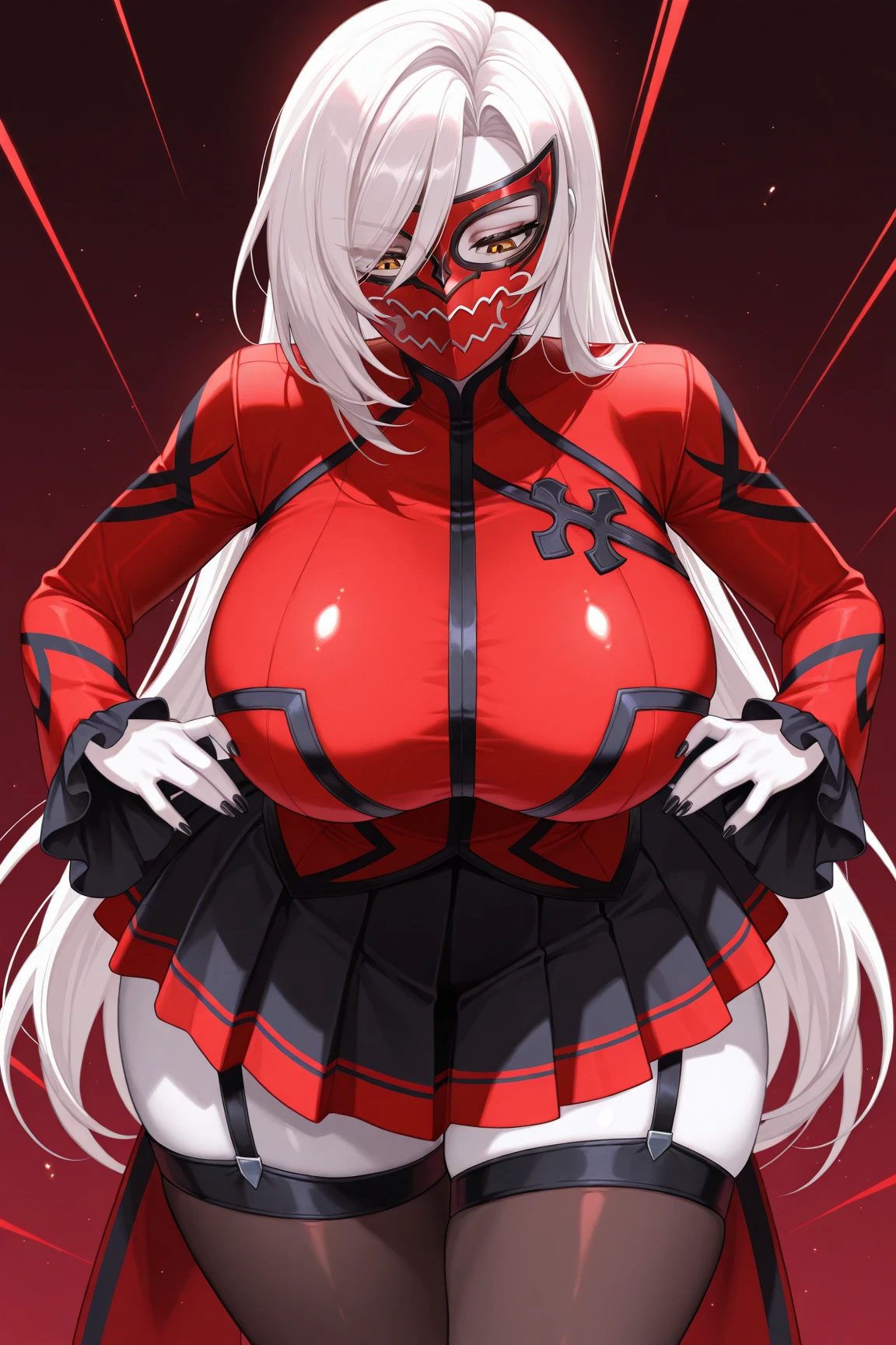 (lactation through clothes:1.1),nipples standing,(nipples peek:1.4)、(Puffy nipples),masterpiece:1.2, ((Guilty Gear: Effort Game)), ((Umeken Character)), 1 Female, (Highest quality), (live-action, Intricate details, Depth of written boundary), compensate, Lips parted, Very detailed, Perfect Face, (Huge breasts:1.8), (Skin Dentition), Attractive waist, expensive, Glossy coral lips, Moderate muscle, Firm Abdomen, Beautiful belly button, (Very long pink ponytail :1.2), (White ribbon in hair) (Beautiful bright pink eyes), Face decoration, sexy, (Wearing a red kimono, Black and white shades), (Women's Fundoshi), (White woman's loincloth), (blush, Drunk), Sleepy look, Peaceful atmosphere, Large tears, unbalanced , Saggy breasts,
(The right eye is closed, Eyepatch on right eye), (Left hand missing, The left hand is hidden),