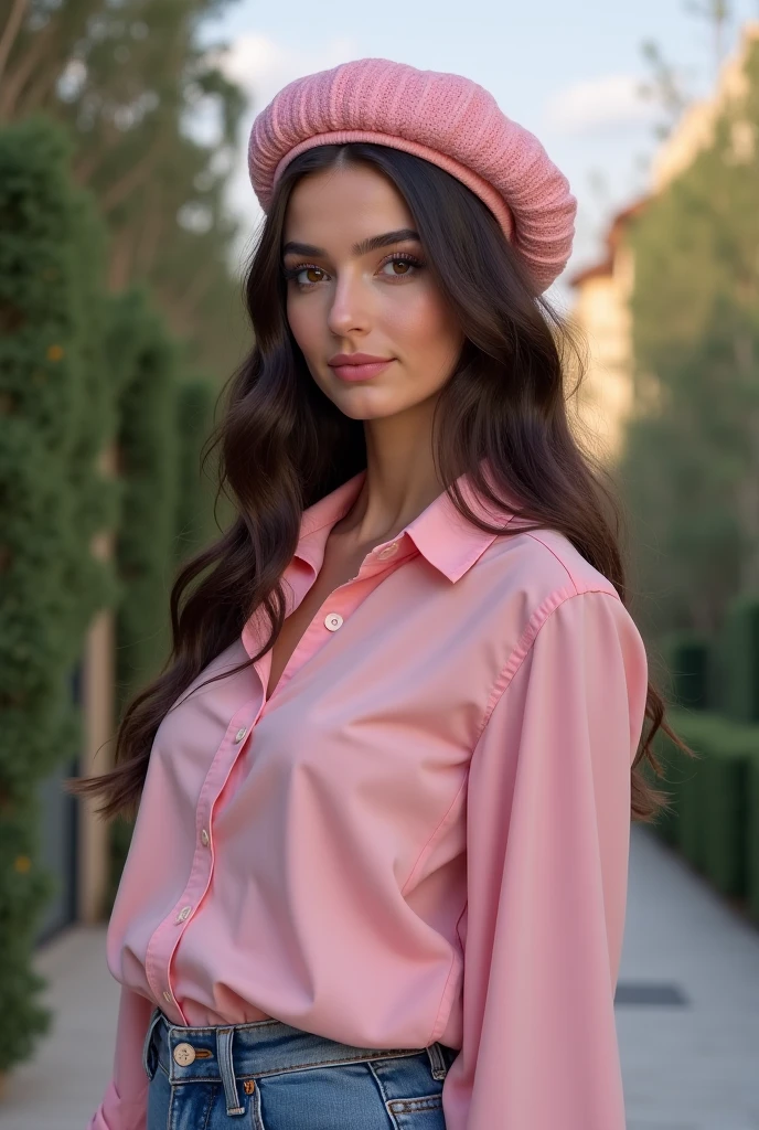20 years old cute indian girl , mesomorph body , 25% fat body , long hair , short black dress , sexy and hot , big boobs , deep cleavage , sexy navel , rider girl with helmet ,