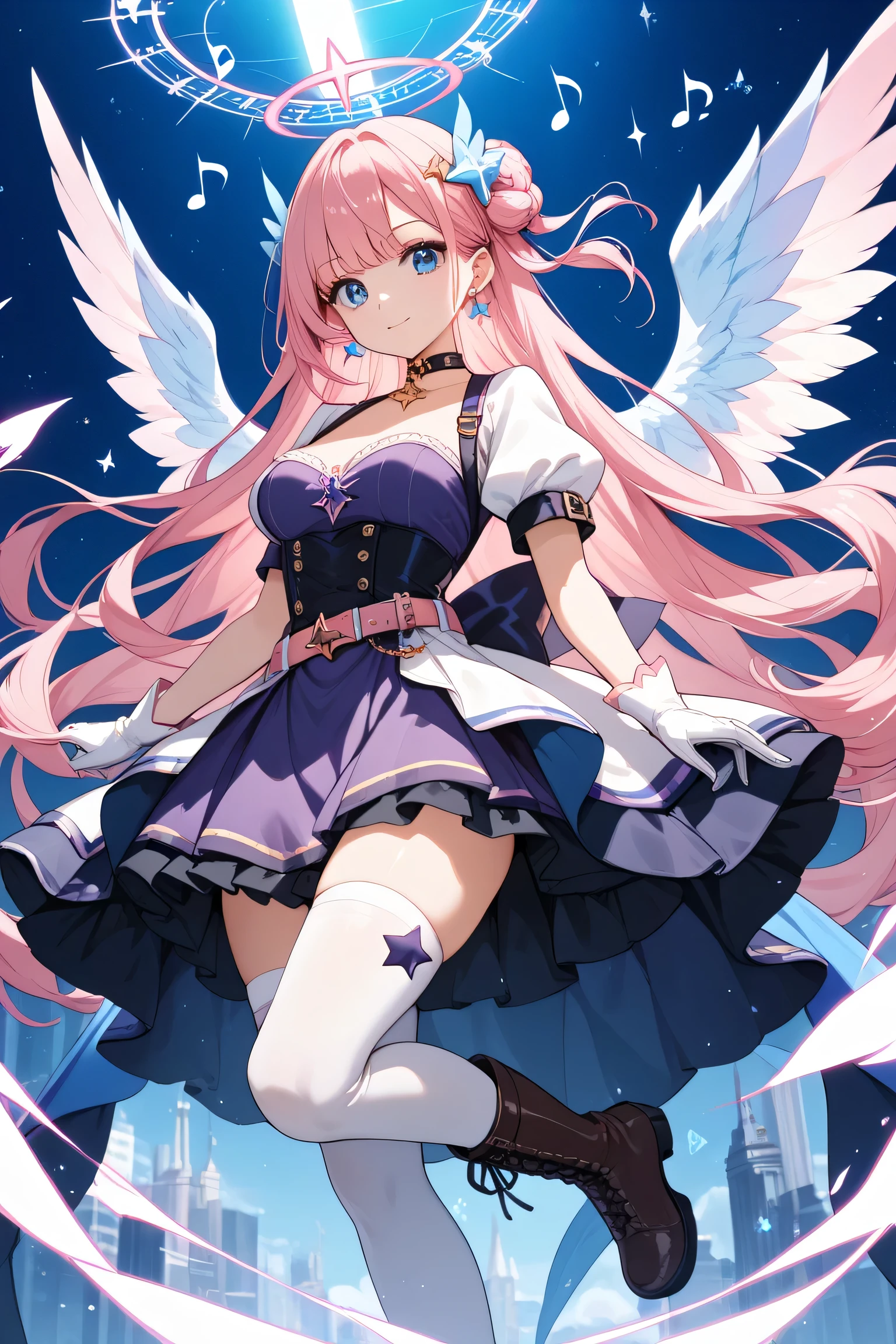 hyper precise hyper detailed illustrations,fate grand order style,1short shota,pink hair,long hair,angel halo,cat ear,cat tail,open mouth cat smile,looks like little ?????,Whip thick thighs,adult-game style magical girl costume,