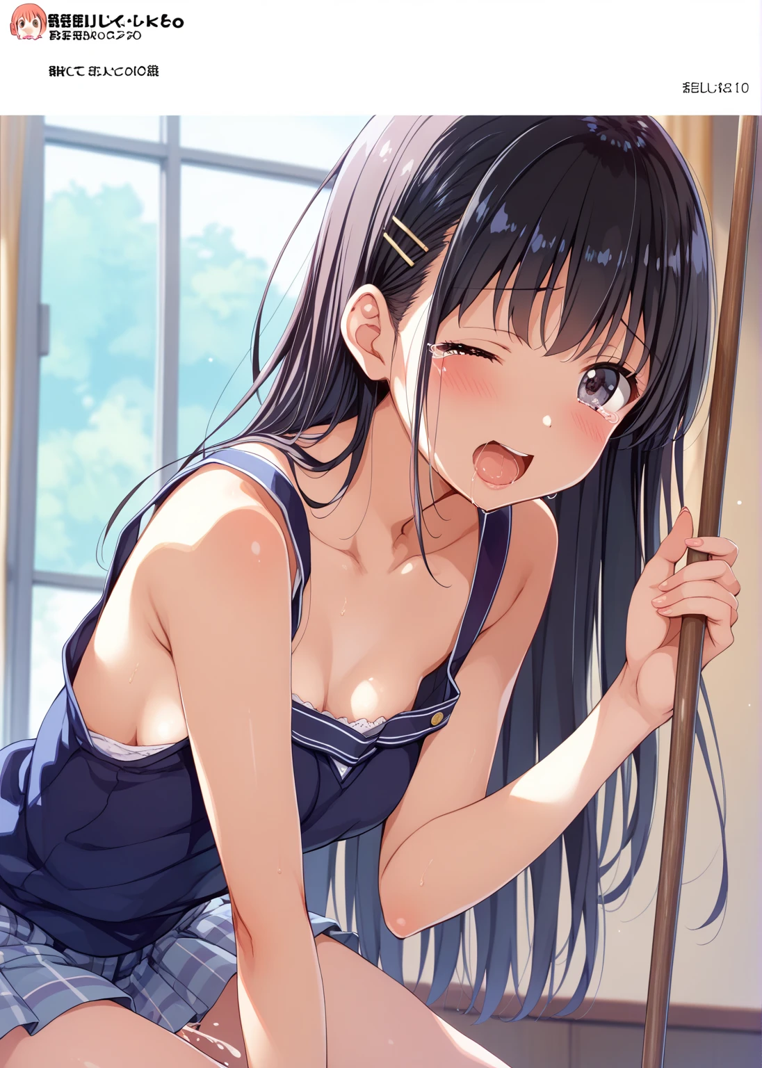 (8k),(masterpiece),(Japanese),(),((Innocent look)),((Childish)),from the front,smile,Open your mouth、cute,Innocent,Kind eyes,Straight hair,Hair blowing in the wind,Black Hair,noon, Micro Bikini, Full body portrait, Residential Street、navel、((Thigh)),feet、(Multiple Men 1.3)、(Man shows 1.3)、((penis))、(Ejaculating 1.5)、((Spray semen on the body)),((Spray semen on the crotch))、View from below