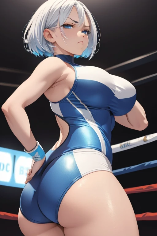 (((masterpiece))),(((best quality))),((ultra-detailed)),(illustration),((an extremely delicate and beautiful)),(detailed background), (1girl and 1shota boy),((hetero)), 1girl,(tall stature:1.4),(curvy:1.3), long hair,single braid,bangs,green hair,green eyes, large breasts,pale skin,shiny skin, (ahegao:1.4), trembling, erectile nipples, ((wearing ultraman bodysuit)), (cum:1.4),cum in pussy,cum on breasts,cum on body,cum on clothes,cum facial,bukkake,cum in mouth,cum on hair,(excessive cum), BREAK (1shota boy:1.4),(short stature:1.4), short penis,dark-skinned shota boy,interracial, 1 boy, penis, (handjob), (pojecile cum), clothed, boxing ring,