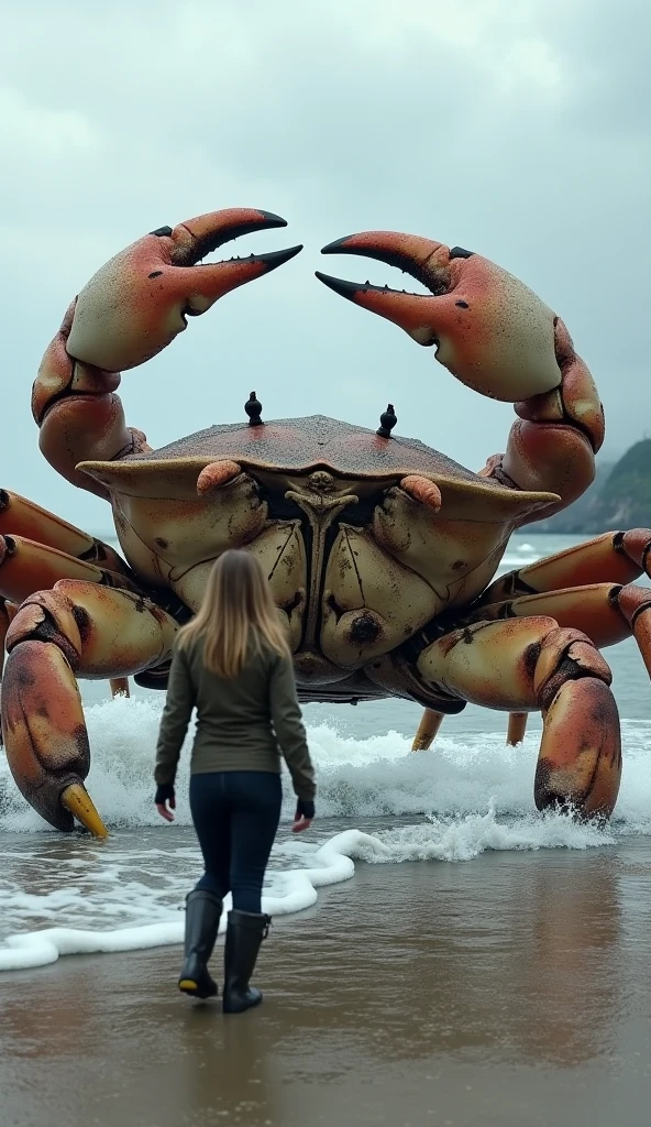 score_9, score_8_up, score_7_up, score_6_up, score_5_up, score_4_up,a crab on the beach,no humans,animal focus,outdoors,source photorealistic, <lora:PonyrealisticXLlitev2:1>
