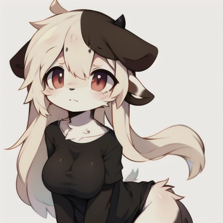 Furry, A woman, Glasses