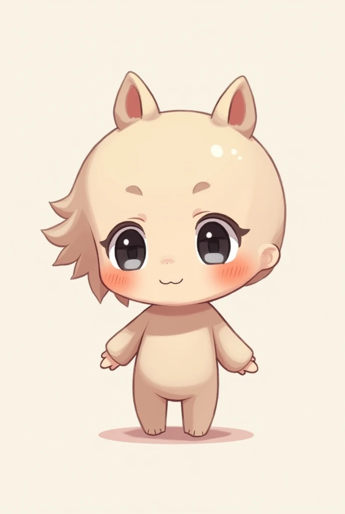 羡慕又自卑的Cartoon形象,Cartoon,可爱Cartoon,可爱Cartoon风格,maternal love,Cute illustration,Clean anime art,Simple background
