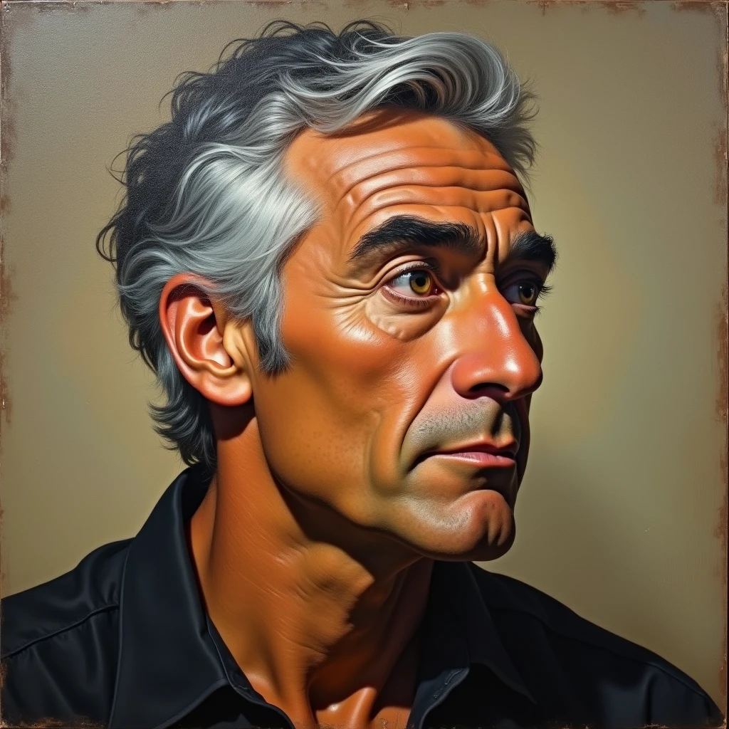 Sharpen, intaglio, closeup cleavage, Best quality, Ultra-detailed, Photorealistic, Super detailed skin, Natural hair color, (1 American man), 80-year-old，(Solo),traditional garb