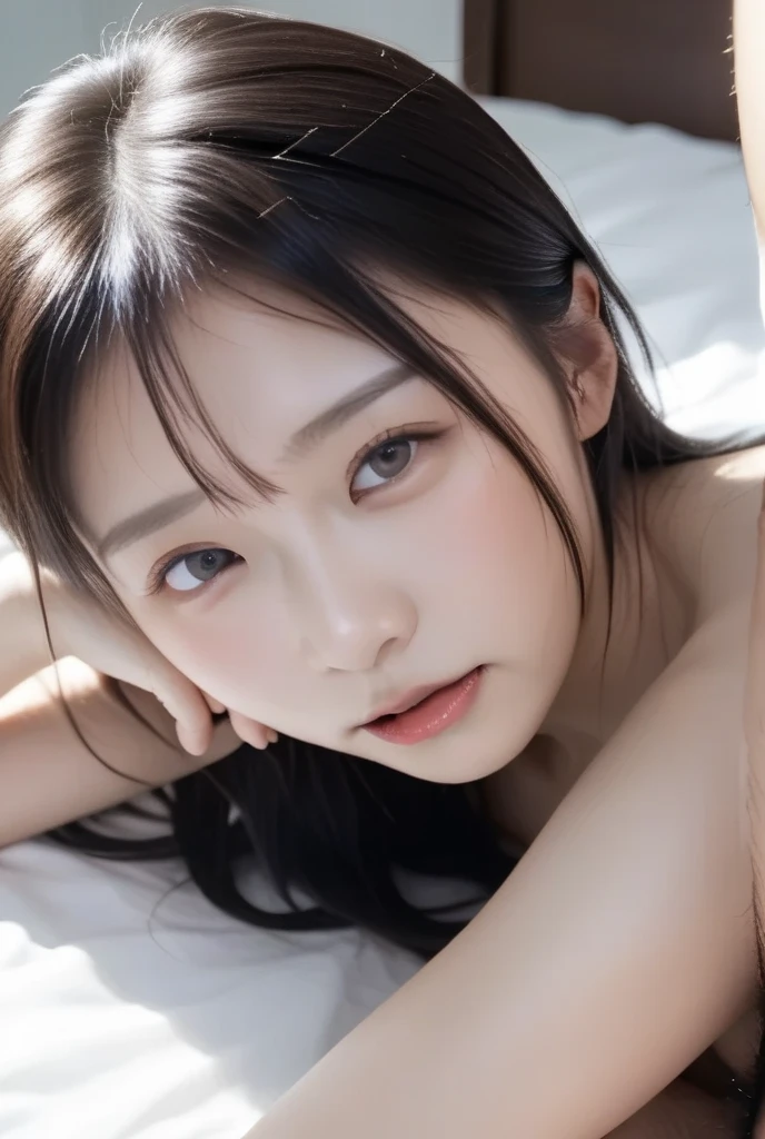 nsfw,((Best quality, 8K, Masterpiece,perfect anatomy,ideal ratio body proportions: 1.5)), (photo realistic,raw photo:1.3),Sharp: 1.2, Perfect body beauty: 1.4, Slim abs: 1.2, ((Layered Hair Style,ahegao: 1.2)), cowboy shot,Pink areola, (Wet white button long shirt: 1.1), (rain, street: 1.2), Wet: 1.5, Highly detailed face and skin texture, Detailed eyes, Double eyelids, Looking at the camera,(top-down bottom-up:0.9),(doggy style sex from behind a man:1.3)