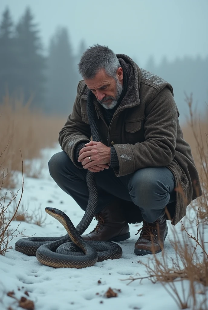Place a Lord with gray hair and beard Wearing a black Lacoste shirt (symbol is an alligator)