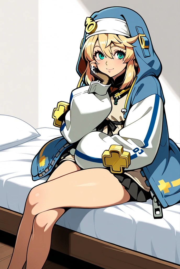 score_8_up, score_7_up, score_6_up, score_5_up, score_4_up, anime screenshot, uncensored, looking at viewer, 
<lora:Bridget Guilty Gear (Autism SDXL)-000009:0.7> 1boy, bridget (guilty gear), hood, blonde hair, jacket, androgyne symbol, habit, black gloves, aqua eyes, teddy bear,