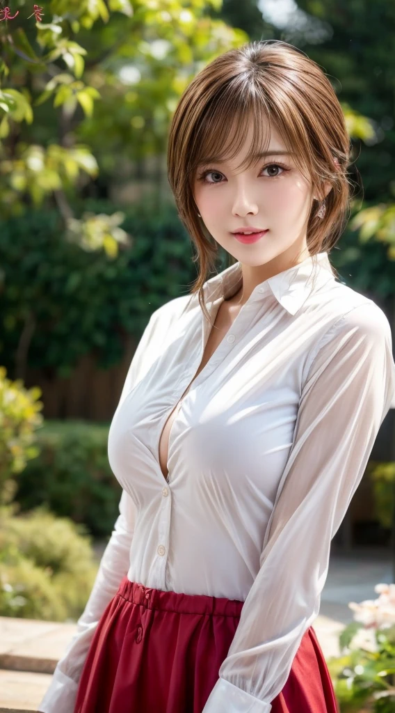 (masterpiece、high resolution、high quality),(1 girl), big breasts,beautiful woman、Supermodel、beautiful skin、field、beautiful limbs、shirt、pants、