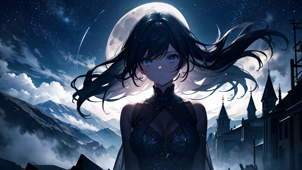 (masterpiece、Highest quality、Highest quality、Official Art、Beautiful and beautiful:1.2)、(One girl:1.3)Hatsune Miku、Twin tails,Beautiful breasts,(masterpiece, Highest quality:1.3), lease, Seiken Densetsu 3, 1 Girl, (Upper Body:1.3), (View your viewers:1.3), (With a long spear, in a fighting pose:1.3), (Cinema Lighting, fairy tale, Realistic, dream-like, Enchanting atmosphere:1.5), (A fantastic and beautiful night sky, Medieval battlefield in front of a fantasy castle:1.5),