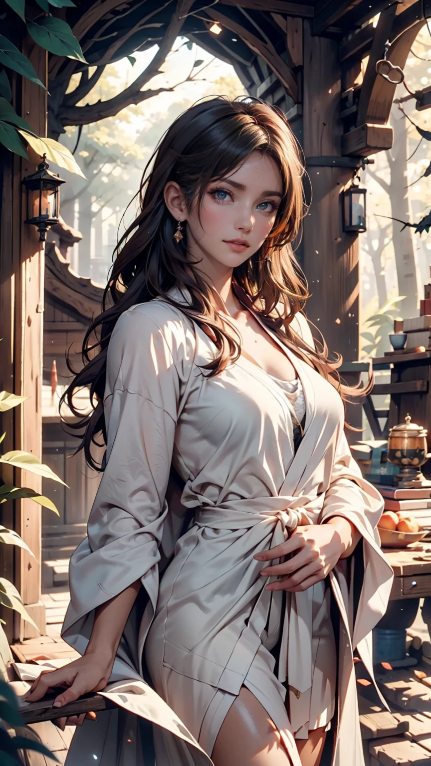 Mother of Jesus(Virgin Mary), Black hair and green eyes, light brown skin, Wearing a light blue robe, And a sky-blue veil, A calm expression that brings peace (whole body) Near the window, Illuminated by the moonlight (Magnificent and realistic)、Sexy proportions、Lift the hem of the sexy robe to reveal the crotch(Sexual exposure、pubic hair)