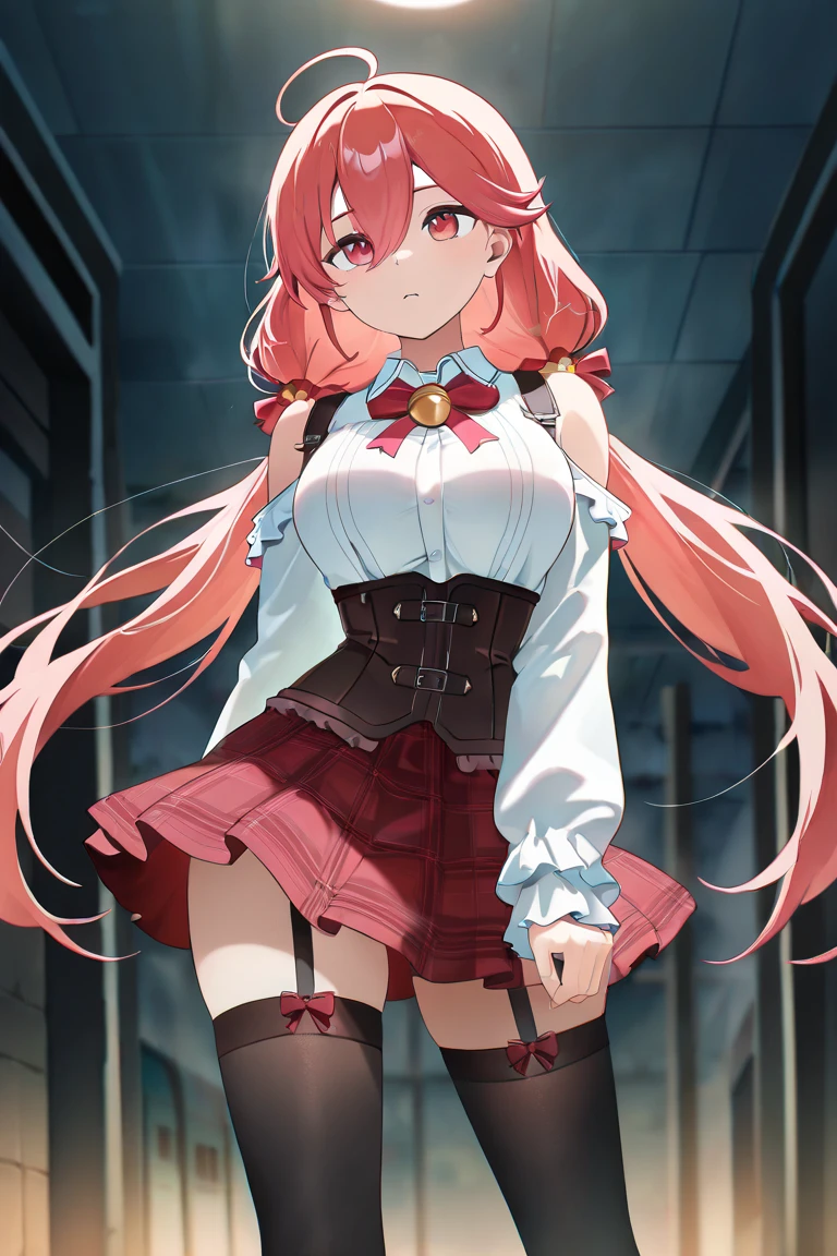 sftw,high-level image quality、hight resolution、8K image、Master gread picture,Large Pink Rabbit Fighting Robot、Anime Beautiful Girl