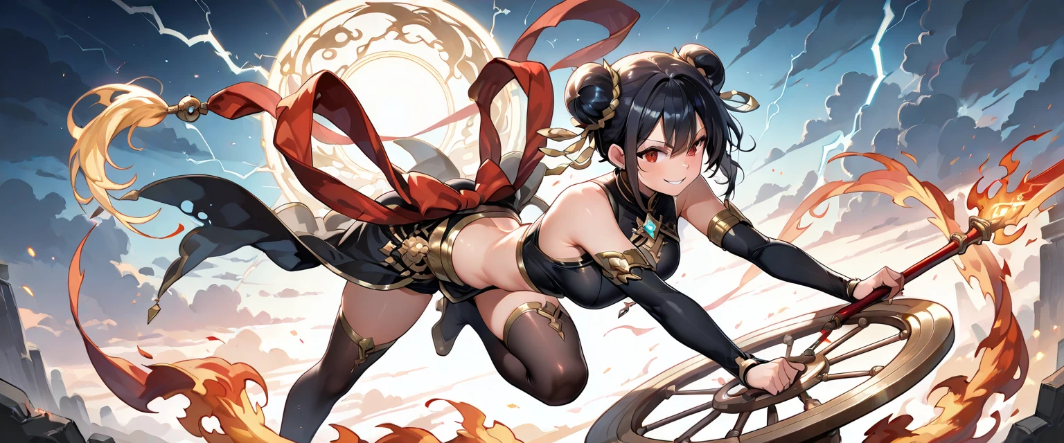 (Ying Dragon God), (Through the Clouds), (Top of the Mountains), (Complex), (Super Detail), (Starry Sky Background), (Stout Limbs), (Moon Night), (Ultra Clear), (Best Quality) --auto --v 6 --s2