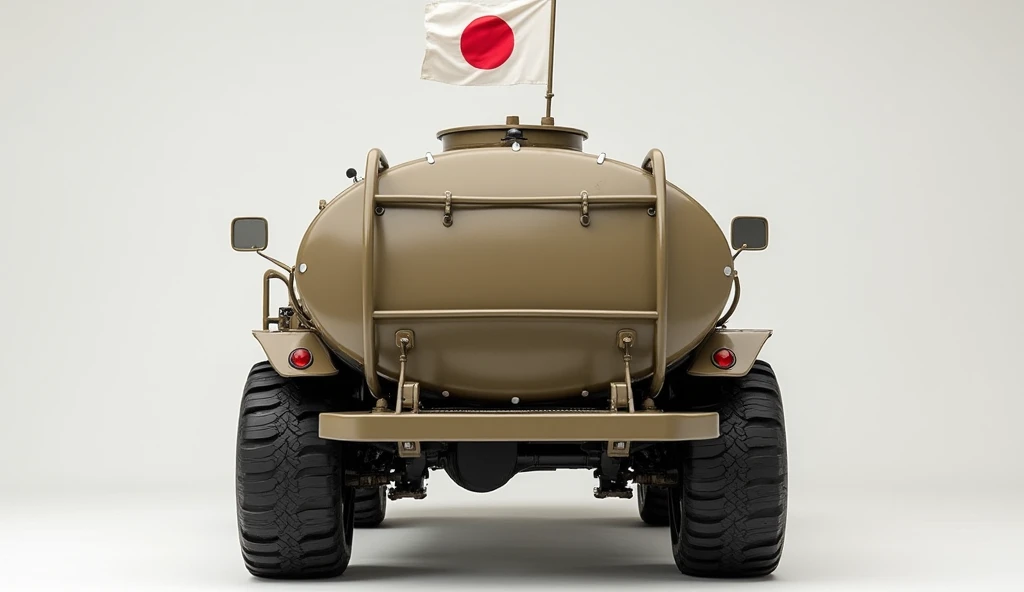 3-wheeler、(No roof)、1-seater、Tuk Tuk、((It was equipped with a 65mm gun))、