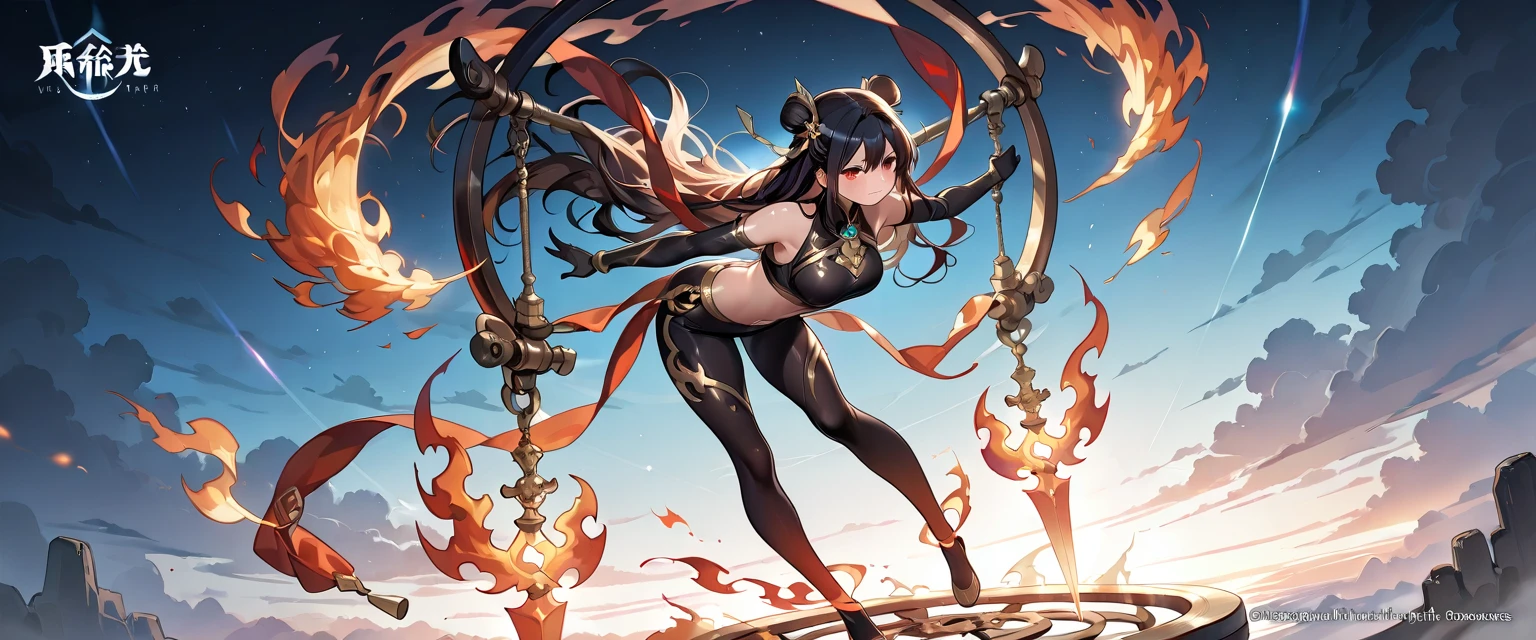 masterpiece, best quality, (abyss)((Side viewing angle)),Wear gold wire-rimmed reflective sunglasses,Carry future weapons,very happy,Side viewing angle,whole body,Stereo,(Nautilus)Octane Rendering,Perfect face,Collagen texture,