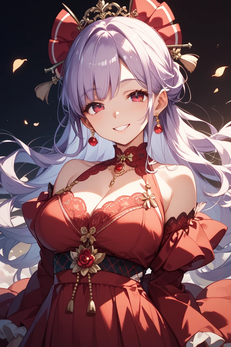 best quality,Edelyn,alao(holding  rose:1.5),((red rose in hand)),rose petals, floating  petals, Girl in a field of red rose, red_rose_background,((red rose)),perfect detailed, ((upper body)),(beautiful and clear background:1.25), (depth of field:0.7), (1girl, solo focus:1.4),(green_eyes:1.5),seductive smile,(dark_purple_dress:1.4),(shiny skin:1.3), (curvy:1.1), volumetric lighting,good lighting,highly detailed,extremely detailed cg unity8k wallpaper,illustration,((beautiful detailed face)), best quality, (((hyper-detailed ))), high resolution illustration ,high quality, highres, sidelighting, ((illustrationbest)),highres,absurdres, hyper-detailed, intricate detail, perfect, high detailed eyes,perfect lighting, (extremely detailed CG:1.2),perfect anatomy,