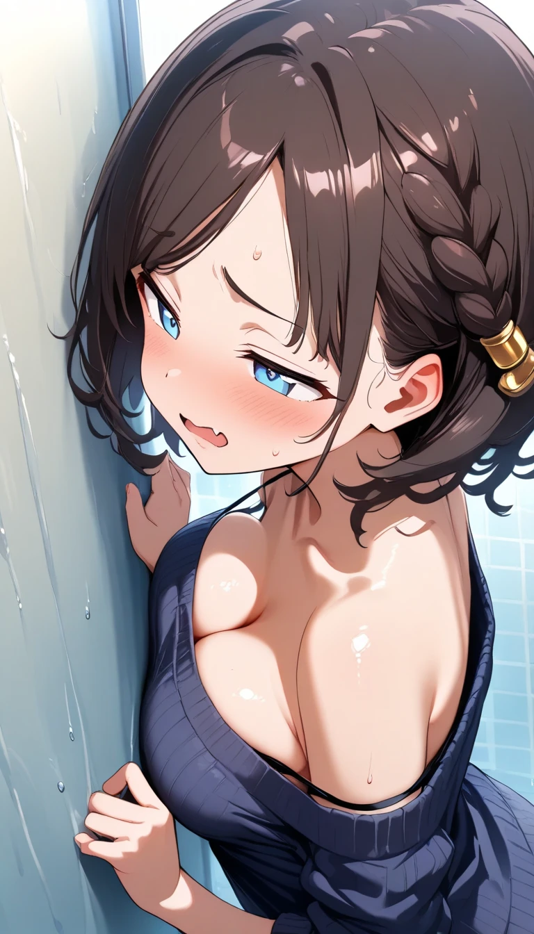 highest quality、pantyhose、All limbs、Full Finger、Slender Beauty、Straight hair、Twin tails,((nude)),((sweating、Wet texture))、Beautiful big 、prison、prison、(((sexual torture)))、bondage、((Tied up with rope、Hands hanging from the ceiling、get caught))、((Painful face、Blushing))、(Are crying:1.5)、((Breathtakingly beautiful))、Cramp、((The floor is wet with urine)),Browsing Caution、Are crying、Ecstasy face、Big Breasts、Realistic texture、