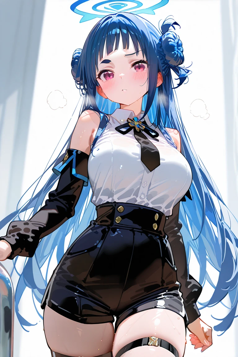 Sota guy, blue hair