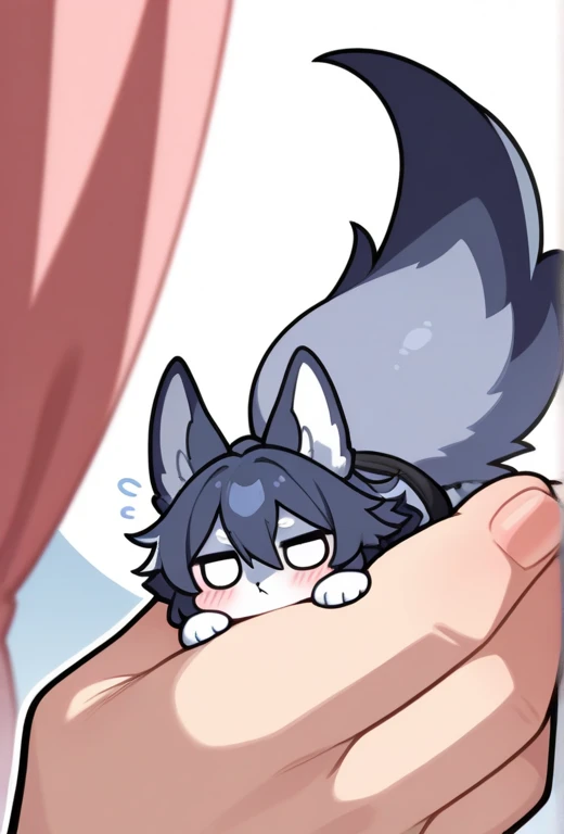 male,white white tiger,light blue pattern,long hair,scarf,술에intoxication,It feels good,intoxication,Ninja,naked,somnolence,penis,black bandana on head,drooling,oral,stand muscle,Hotel room background,stroking