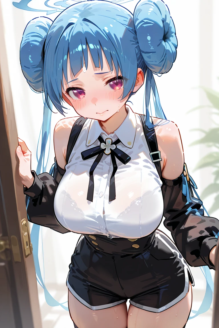 最high quality、best image quality、masterpiece、teenage girl((18-year-old、 By becoming、vest bust、medium bust,wide open breast tea、black eye, gray hair、long hair、thin,highest valley、black coat,black pants)),high quality、beautiful art、background((snow mountain))debris flies、Depth of written boundary、movie、visual art、perfect art、8K,genuine