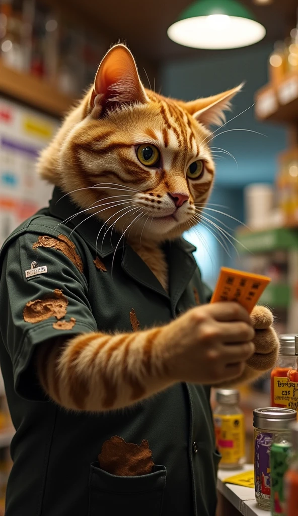an orange cat  wearing a hooded jacket sitting on couch, looking at viewer,  holding a revolver pointing at viewer,  with large pile marijuana around, <lora:add_sharpness:1>