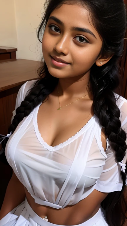 Extremely beautiful Tamil girl nude long nipple sexy pose nude pussy handjob realistic cumshot all over body fucking dick inside pussy cum leaking from pussy little chubby shot girl long thick single only one braid hair style