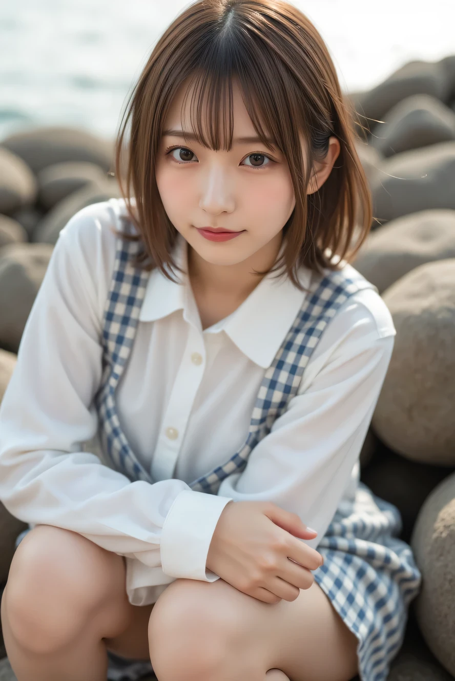 Highest quality、8K quality、Ultra HD、Seated man、Young woman riding man、Small face、18-year-old、thin、Open  kimono、Laughing with your mouth open（1.3）、Model-like exposed legs、Small 、Leaning forward、Sticking out tongue（1.7）、Drooling（1.9）、 、 shoulders、Young 、A man grabs his  with both hands、fair, Beautiful Skin