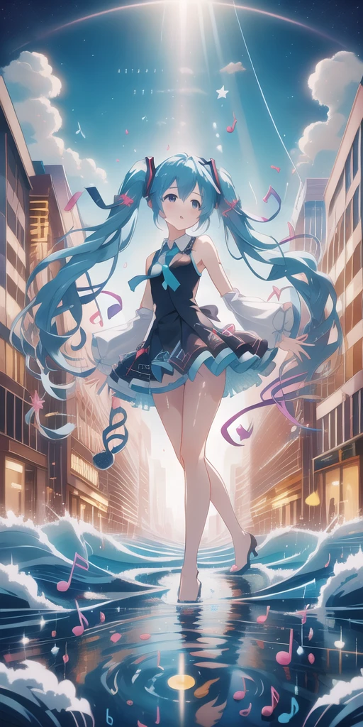 (Masterpiece:1.2, high quality), (pixiv:1.4),Volumetric Lighting, backlight, night, singer, balloon, on the stage