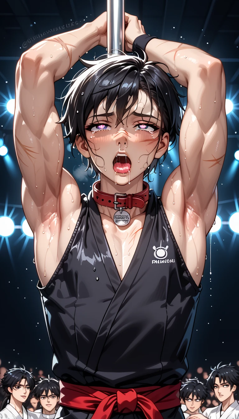  high school boy raped by tw,rape,Sex slaves,t-hai,A dark-haired,Black eyes,Torn uniform,Bikini, Sweat vapor, manly face,Crying face,Reluctant face,blush,Parted lips,Trained body,fullnude, Bondage,What BDSM looks vibrator is rted into the anus,bikini bulgtilha,noose,chain,