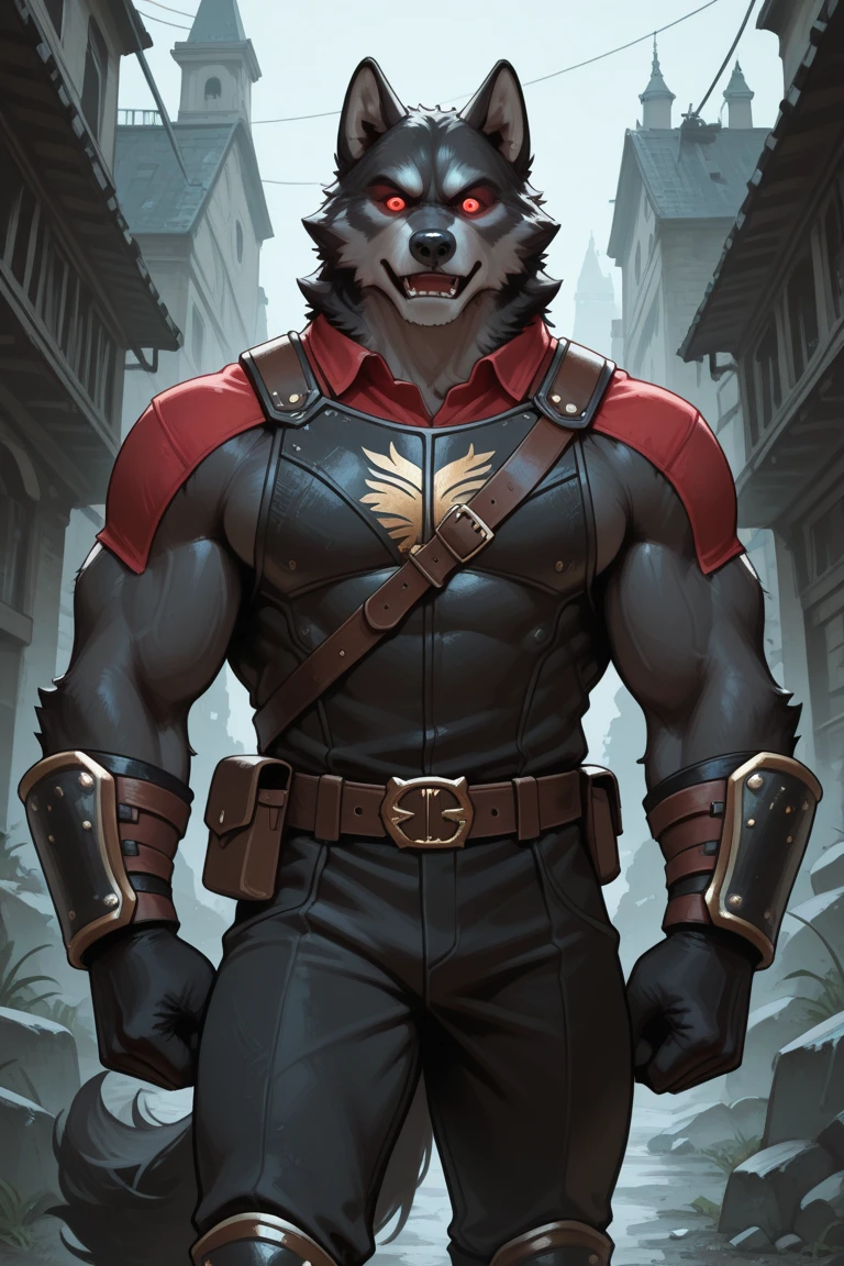 (masterpiece),(highres),(intricate details:1.4),extremely detailed,(illustration:1.2),8k,photorealistic,exquisite,(daddy:1.5),aged,(elder male wolf:1.7),muscular,(brave and powerful:1.5),manhood,warrior,long hair,long beard,(numerous scars),(bulging crotch:1.8),(homosexual:1.5),(roaring:1.5),(a uniform that fits snugly against the body:1.6),(be soaked to the skin:1.6)