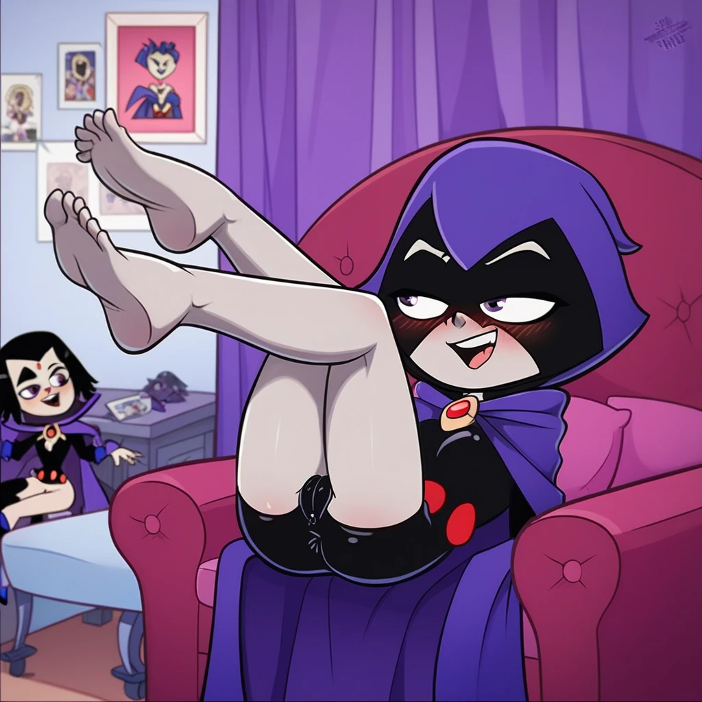ace, 1girl, black hair, solo, white leotard, short hair, hairclip, black lipstick, long sleeves,grey boots, bob cut,club \\(shape\\) , looking at viewer,((sitting on bench, spread legs, leotard aside, pussy, fingering vagina, masturbating)),score_9, score_8_up, score_7_up, score_6_up, score_5_up, score_4_up city, cityscape, anime screencap, seem from below, crotch focus