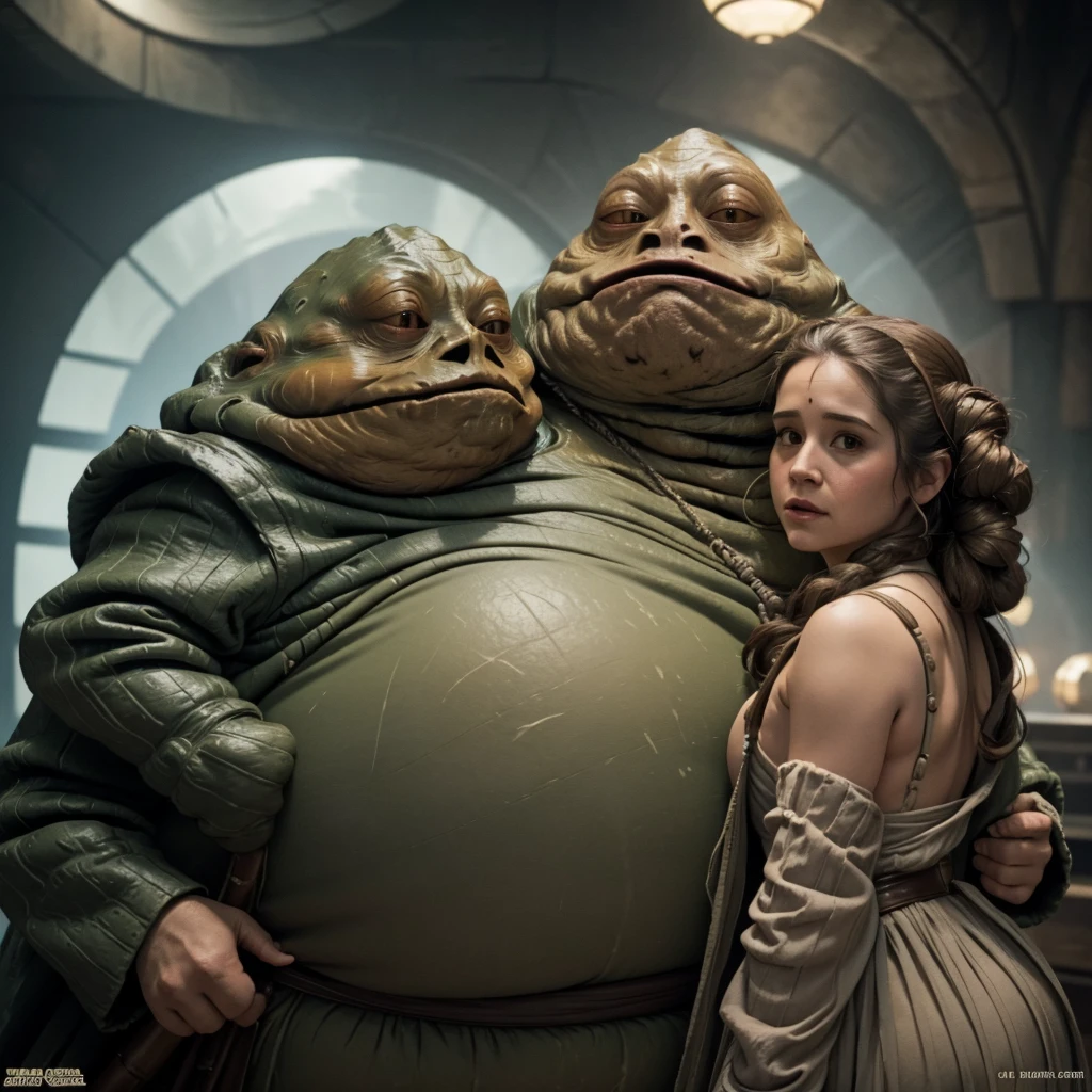 ((Emma Watson & Jabba The Hut))
(Emma Watson Naked Slave), in dark cave