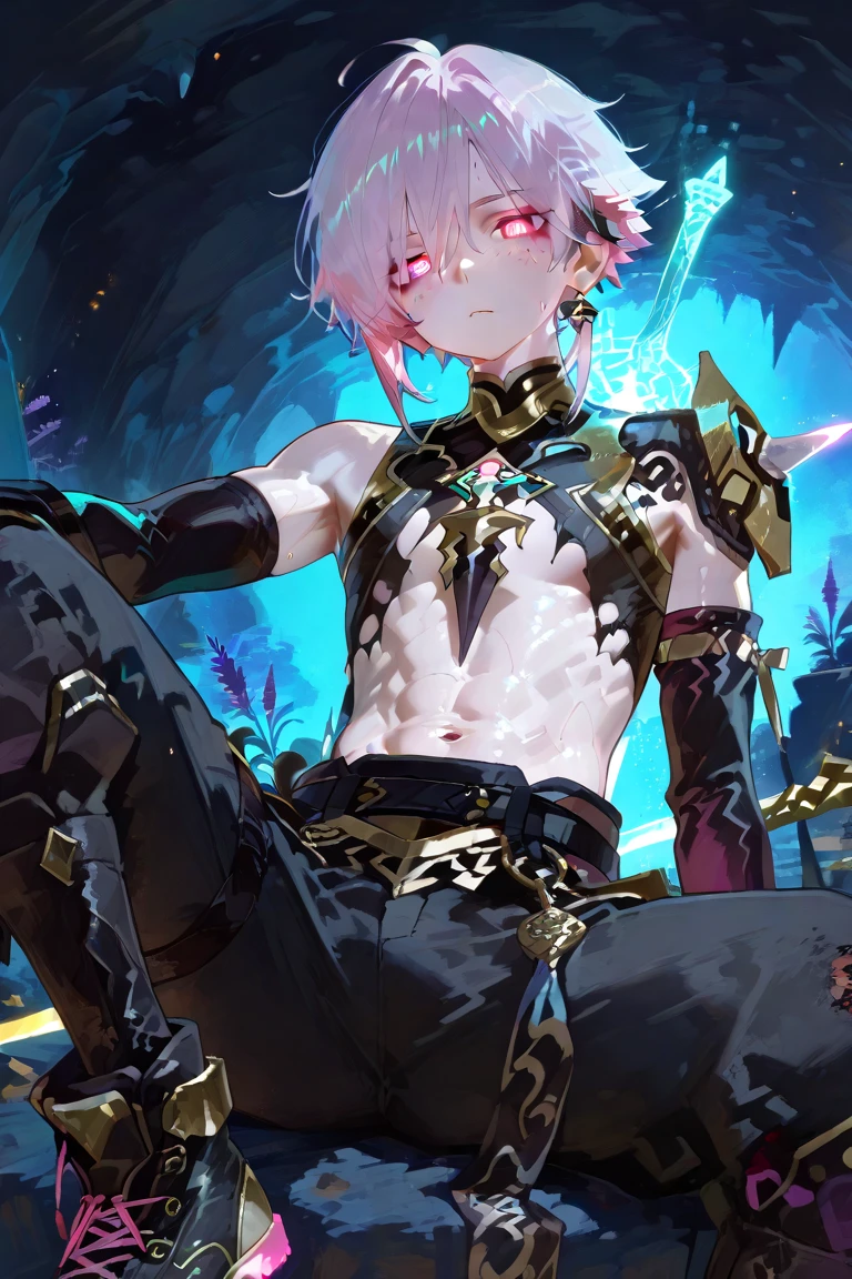 ((finedetail)),Ultra detailed,(((Best quality))),(incredibly_absurderes),Best Illustration,A high resolution,(Huge_filesize),((Masterpiece)),(Extremely detailed),Extremely detailed CG,yaoi, ((((NSFW)))),(((((Male))))),((((1boy)))),(((((1 boy))))),Striped hair,ahoge,(((((Short hair))))),Dark_Persona,n,:p,expressionless eyes,Blank stare,Tongue out,Blush,Anime face,saliva,ahegao,(((Black shirt))),((arms behind head)),(((mindbreak))),(((mental control))),Sex machines,Open mouth,Tongue stock,indoor,Bed,Bright colors,Leggings,The erection,((((erection under clothes)))),wie z,,cumdrip,Dripping ,entangled,shrinks,, Milking,vein ,Large ,full bodyesbian,Spread legs,Heart-shaped pupils,Too many sex toys,lens_flare,Depth of field,Student, Male focus,(((((Male))))),Libido boy,(((()))),completly ,(()), Contact with the testicles,((vein )),((Lick the )),((Large )),(lookingat ),(( Grab)),, in mouth, Milking,oral,cum on bodyl,cum on tongue,Shoot at the boy,cum on hands,cum on ,Shoot in clothes,cumdrip,Dripping , On hair,wie z,mental control,mindbreak,Tongue out, On the tongue,Open mouth,Tongue stock,:p,Putting up with_face,Expressionless,Bed,Bright colors,expressionless eyes,Vibrator,(day),indoor,opens his eyes wide,Sun,finedetail,BDSM,Student,(shaded face),,Looking up,(((No Pupil))),(((Empty eyes))),Drooling,with her mouth open,((Glowing eyes)),(Expressionless), (Purple eyes),Blush,constricted pupil,dark halo,Possessed,Looking_at_Viewers,Dull eyes,