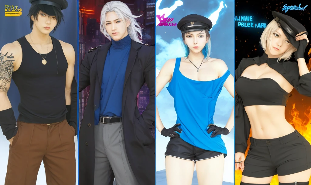 Create a shirt with blue lightning and panther