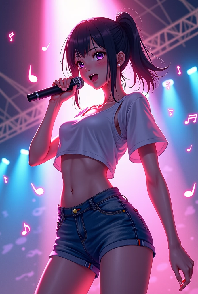 NSFW、{{{masutepiece}}}, {{{Best Quality}}}, {{Ultra-detailed}}, {{extremely delicate and beautiful}},(nffsw), (Best Quality, , 32K, masutepiece, nffsw:1.2),elementary student、a photo of a cute girl,8-year-old girl、 of the highest quality, Best Quality, Realistic, Unity, 32k wallpapers, Official art,(Childlike body),(child),(cheerleaders:1.5),{Cheerleading Costumes}、(a miniskirt)、{Show}、{Show}、(Lace T-Back Panties:1.5),(Gorgeous headphones:1.3),(Angry look:1.3),(Sweaty skin:1.5),(Juvenile body),(Unripe々Shishi Body)、Black hair,(Very short hair:1.3),,(,(Full body:1.2),{Sexy body}、(skirt lift by yourself :1.7),(Light blue T-back pants:1.3),(T-back panties),{pubick hairマンコ},、{Small transparent panties}、、(Mid summer:1.5),(Angle from below:1.5),(Spread legs),(clean legs),childishオマンコ、The shape of the pubic area is clear、rather small breasts、flat breast、{{The costume is sheer}},{},{{The pubic area is protruding}}、{{Pubic area exposed}}、{Costume with visible nipples},,{Papillae visible through clothes},{Pink papillae}、pointed papillae 、{{pointed Nipple}}、オマンコthe shape of the is clear、{Beautifulオマンコ},Beautifulオマンコ、、,{{Bold open-legged pose}}、{Vulgar poses}