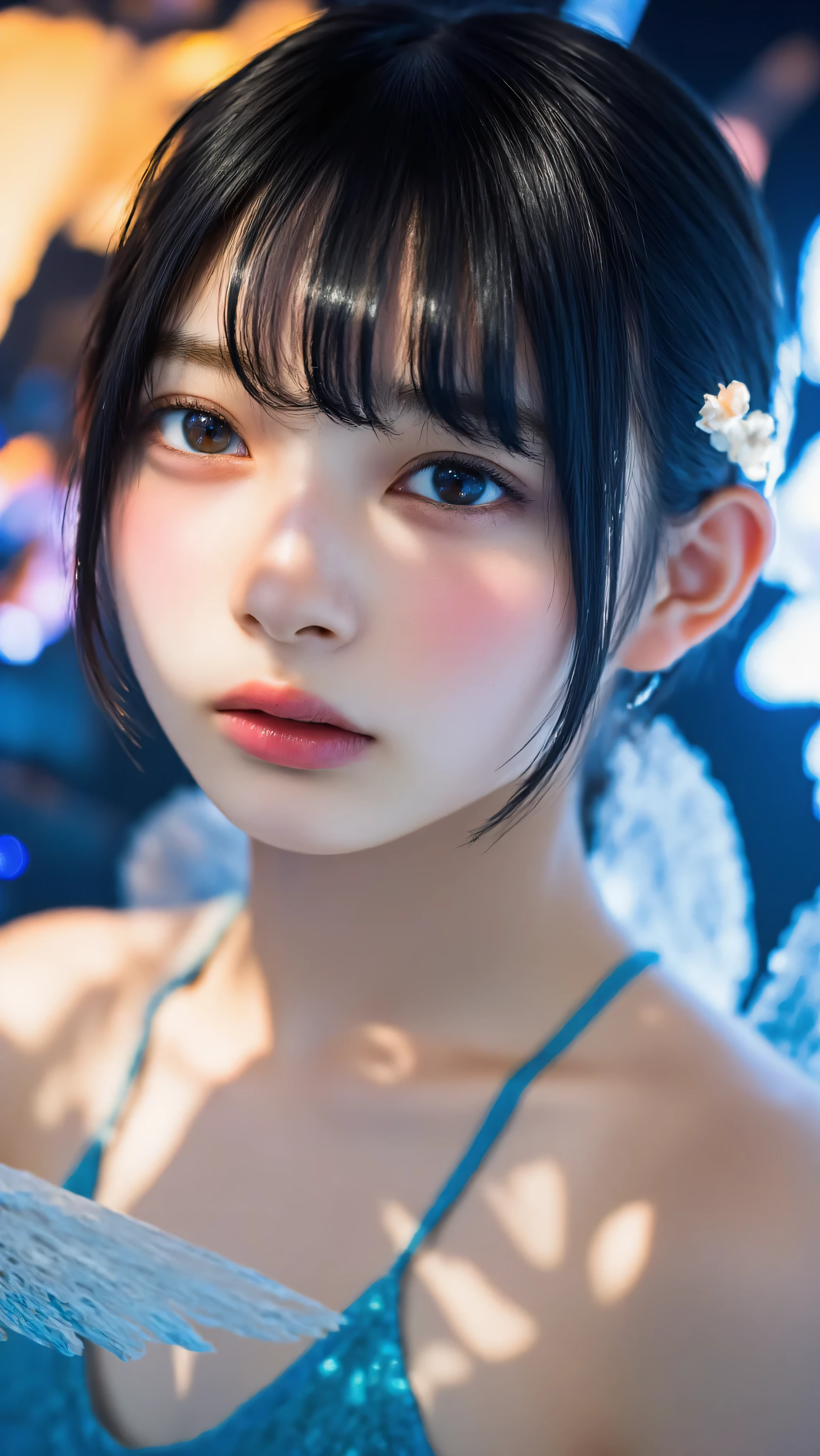(Browsing Caution:1,4),Mix 4, (8k, RAWphotograph, Highest quality, Tabletop: 1.45), (Realistic, Realistic: 1.37),illumination, night, プロのillumination, photographn mapping, Radio City, Physically Based Rendering, Gradient Brunette, 高品質のphotograph, High resolution, 1080P, (Detailed facial depiction), (Detailed description of the hand), (Delicate CG), Extreme light and shadow, Rich details, (Detailed facial features), (Highest quality), Look in front of you, Highly detailed face, Highly detailed lips,  超High resolution, (Faithfulness: 1.4), photograph, 1 person, [(sad)],  , Thin limbs, movie, Cool pose, I Cup, Highest qualityな完璧なボディ, photographのような, (1 person: 1.3), Perfect balance, (Huge, Perfect breasts, Areola),(Realistic, Photorealistic:1.37),1 personの少女, Cowboy Shot,Professional Lighting, Photon Mapping, Radio City, RAWphotograph、(Photorealistic:1.4)、Octane Rendering、Complex 3D rendering with ultra-detail, Studio Soft Light, Rim Light, Vivid details, Super Detail, Realistic skin texture, Detailed aspect, Beautiful details in the eyes, Highly detailed CG Unity 16k wallpaper, compensate, (Detailed Background:1.2),Highest quality, 超A high resolution, Tabletop, 1 personの少女, 1 personの,alone, Upper Body,View Viewer, White Background, Multicolored Hair, compensate , Lips parted, Black Lips, eyeliner, Gothic, Goth Girl,((Light on face:1.2)),((movie照明:1.2)),(Photorealism:1.4),((30 piercings in left ear)),((necklace)),((A woman who always smiles)),((nightのプールサイド:1.6)),((Lighting on face:1.1)),((Upper Body:1.2)),((Delicately depicting the face:1.2)),(Wave Pixie Cut:1.5),((Multicolor hair color:1.4)),((black colored contact lenses:1.2)),(((Completely naked))),(((nsfw))),(((Completely naked))),((((Completely naked)))),(((nsfw))),(((((Completely naked))))),((Small breasts:1.4))