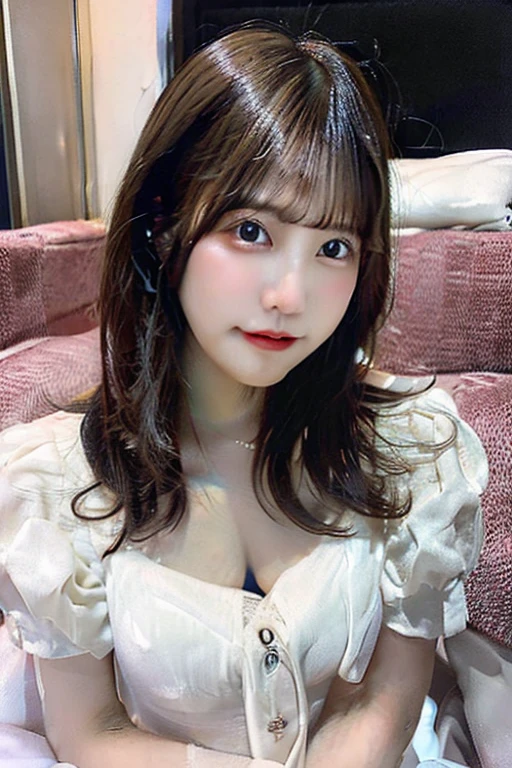 (8K壁紙),(8K),(Highest quality)、(Ultra-high resolution)、(RAW Photos、Cinema Lighting、high resolution、masterpiece),Professional photos,(Realistic, Photorealism),(high resolutionCG統合8K壁紙, Physically Based Rendering),Photorealistic,Beautiful perfectly detailed face,Beautiful perfectly detailed eyes,Beautiful perfectly detailed nose,Beautiful perfectly detailed mouth,Beautifully and perfectly detailed hand,Perfectly detailed fingertips,Beautiful detailed feet,Japanese , 18 year old Japanese girl, Beautiful detailed hairstyle,Cute Japanese Idols,Perfect Face,Super detailed face,Attention to detail,double eyelid,Slim figure,looking at the camera,Professional close-up photography, (Realistic, Photorealism), (Highest quality), (Best Shadow),No makeup,Big Breasts,Emphasize the chest,In the car,(Detailed interior,Perfect car interior),(Selfie),Beautiful clavicle,