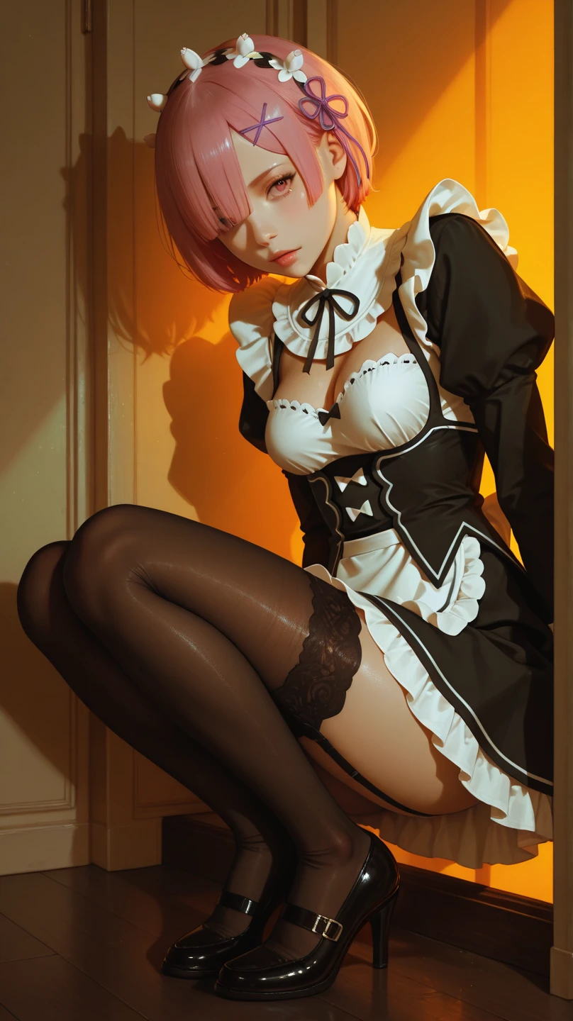 (masterpiece,Highest Resolution,4K High Resolution,Crisp image quality)(Rub your own breasts),(Condescending look:1.2),Close-up shot,Realistic,((Insert your dick into your,Sex with the opposite sex:1.2))Naked Solo,One girl(Large Breasts)(masterpiece, Highest quality:1.2),Ellen Joe,Zenless Zone Zero,Alternative costume ,Maid, shark tail, (Shark Girl:0.5), short hair,Black Hair,Red eyes, tail, pantyhose,multicoloRedhead, Black footwear, Short sleeve, apron, Wrist cuff, Maidheaddress, stockings, Nyanchalen Joe, Black Hair, Redhead,Inner hair color, multicoloRedhead, (Red eyes:1.3), Redhead, short hair, Two-tone hair,apron, 穴空きblack pantyhose, Black Shirt, ear piercing,Shooting up close