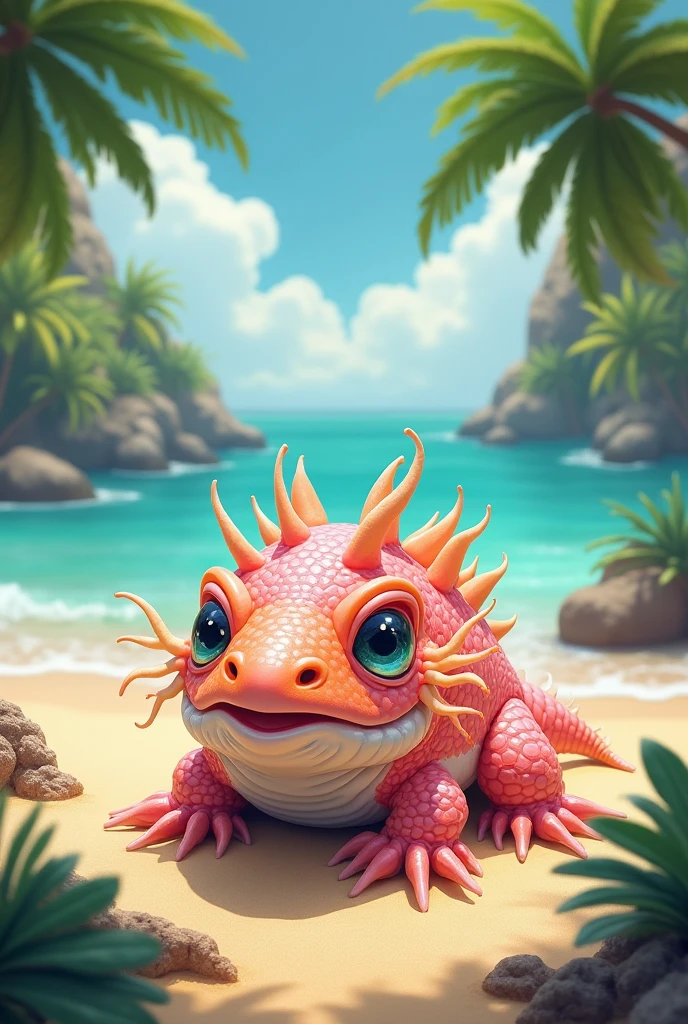 (by pixelsketcher:0.6), (by personalami :0.6), solo, female,crocodile, kobold,detailed female anthro crocodile, detailed background, (cinematic lighting:1.1), (perfect focus:1.1), 8k hd, photo, (detailed eyes:1.2), perfect breasts, wide angle,(bikini) bright colors, (scale detail:1.3)beach,ocean,sky,((short tail,kobold tail)),smile,(scales), (realistic scales),((beautiful eyes,pixar eyes)),((profile photo))