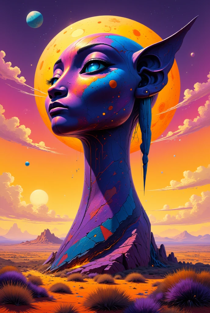 scenery, Contemporary Art, Stonepunk, Opalescent, Procedural Texturing, Fox Engine, Pop Art, Printmaking, Side View