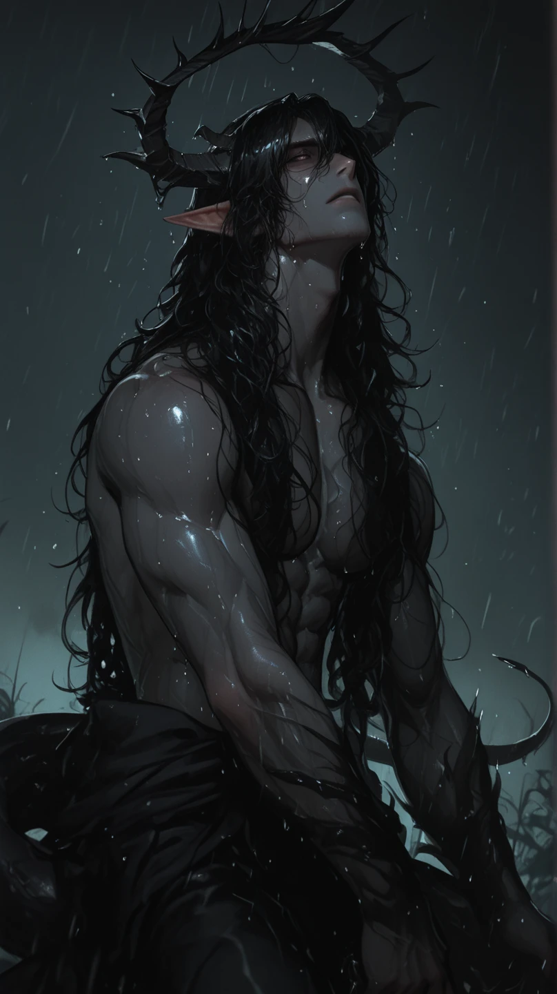 MalO, Scp 1471, (lookin from the mirror, broken mirror:1.35), ((bipedal character)), (slit pupils, white eyes, black sclera), digitigrade, (collar), masterpiece, best quality, detailed realistic fur, furry, (canine skull), (detailed dark deep space background), (low angle shot), detailed face, detailed eyes, detailed black fluffy fur, fluffy tail, (furry, flat chest, SFW:1.35), (MagicItem_v1, blank background, fantasy painting:1.35)