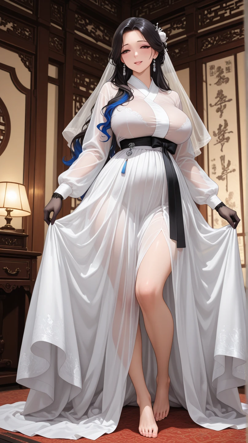 Highest quality、masterpiece、Ultra-high resolution、(Real Photo:1.37) 、Raw photo、1girl、Long Hair、Beautiful Eyes、Beautiful Face、Detailed eyes and face、Nungown、Dynamic Lighting、In the Dark、Deep Shadow、Low Key、nsfw、 full body shot, church、